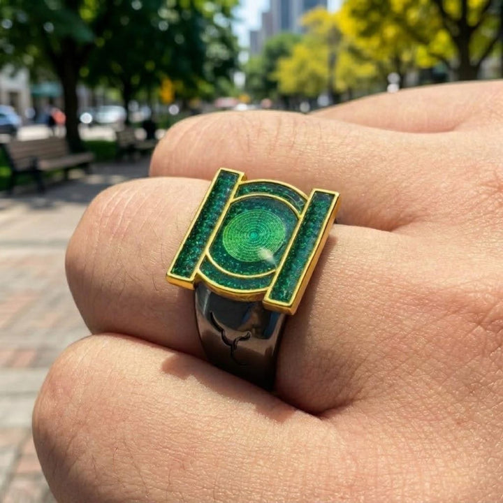 Green Lantern-Inspired Superhero Power Ring — view 1