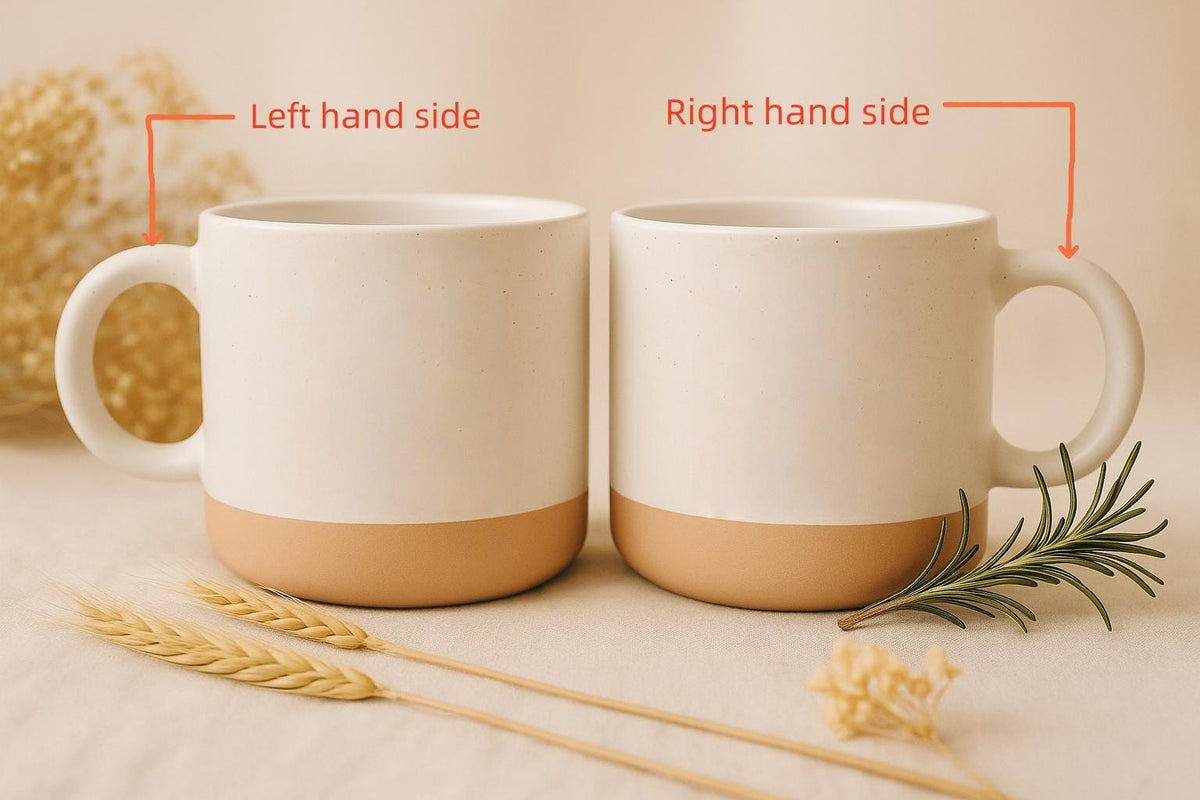 Custom Engraved Two-Tone Mug: Personalized Stoneware Coffee Cup, Mom Gift, Family Gift — image 7
