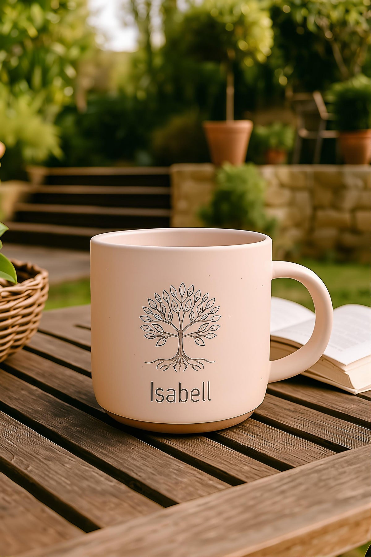 Engraved Tree of Life Coffee Mug, Spiritual Coffee Cup,Microwave Safe, Personalized Gift — image 5