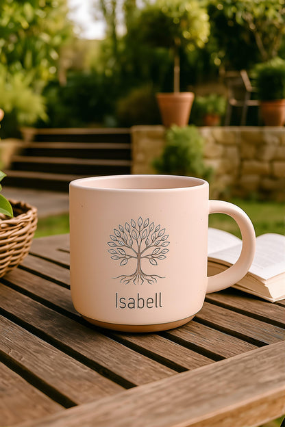 Engraved Tree of Life Coffee Mug, Spiritual Coffee Cup,Microwave Safe, Personalized Gift — image 5