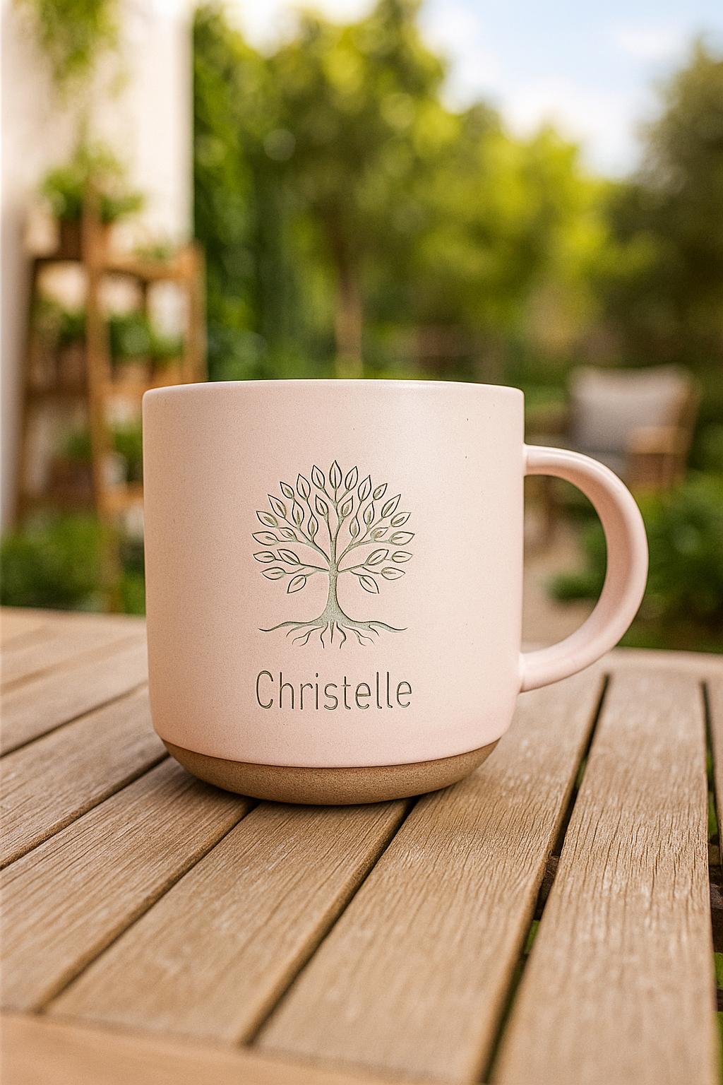 Engraved Tree of Life Coffee Mug, Spiritual Coffee Cup,Microwave Safe, Personalized Gift — image 7