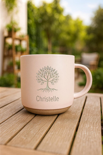 Engraved Tree of Life Coffee Mug, Spiritual Coffee Cup,Microwave Safe, Personalized Gift — image 7