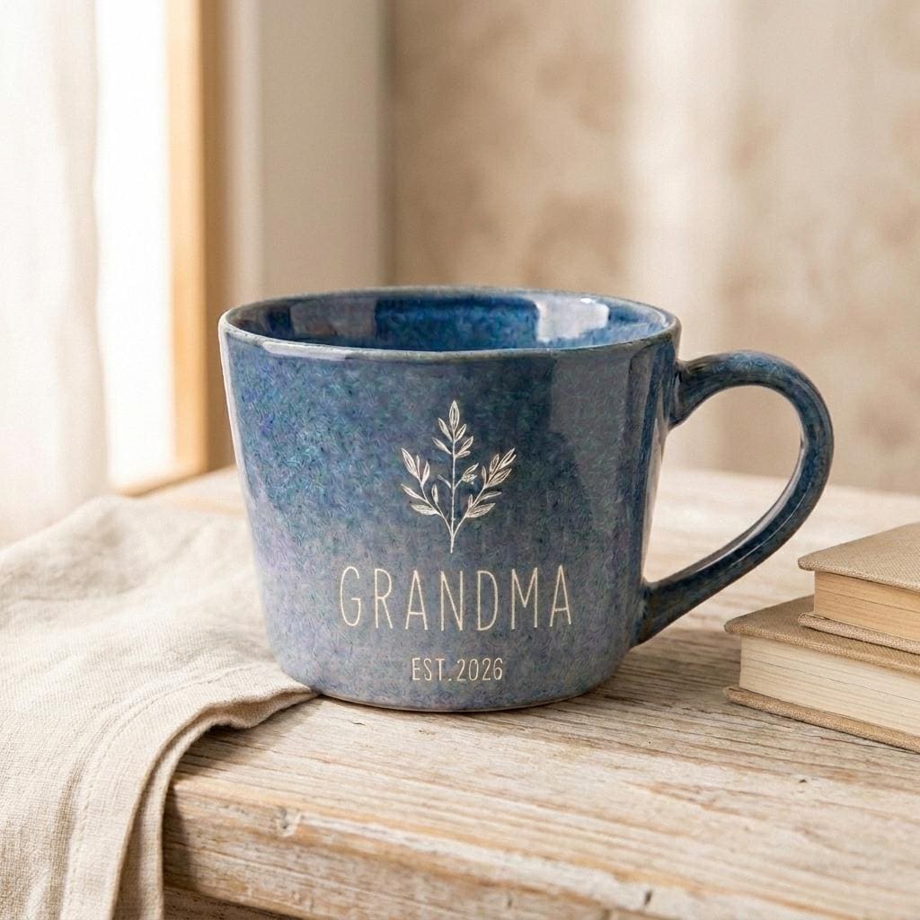 Engraved Boho Tree Ceramic Coffee Mug, Personalized Boho Decor Gift for mom — image 6