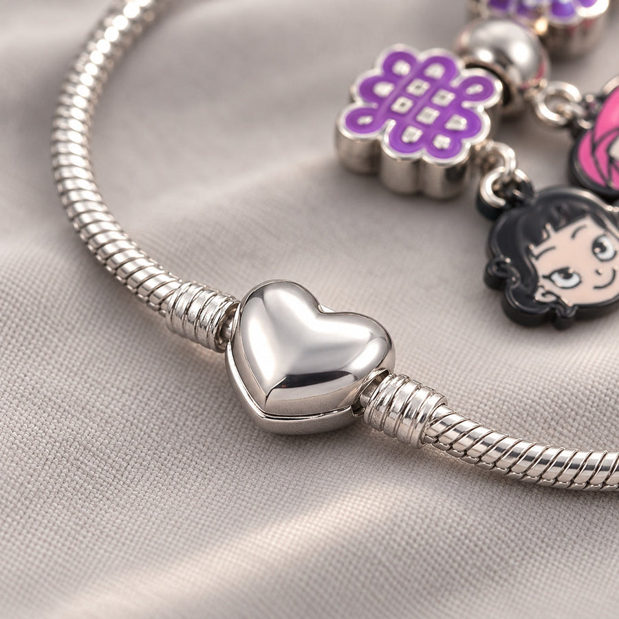Enamel charm details
