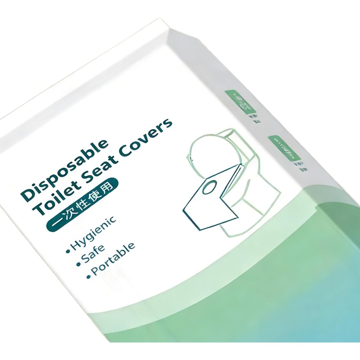Disposable Toilet Seat Covers, Large 16 x 24 Inch, Individually Wrapped Foldable Travel Covers for Public Restrooms — image 6