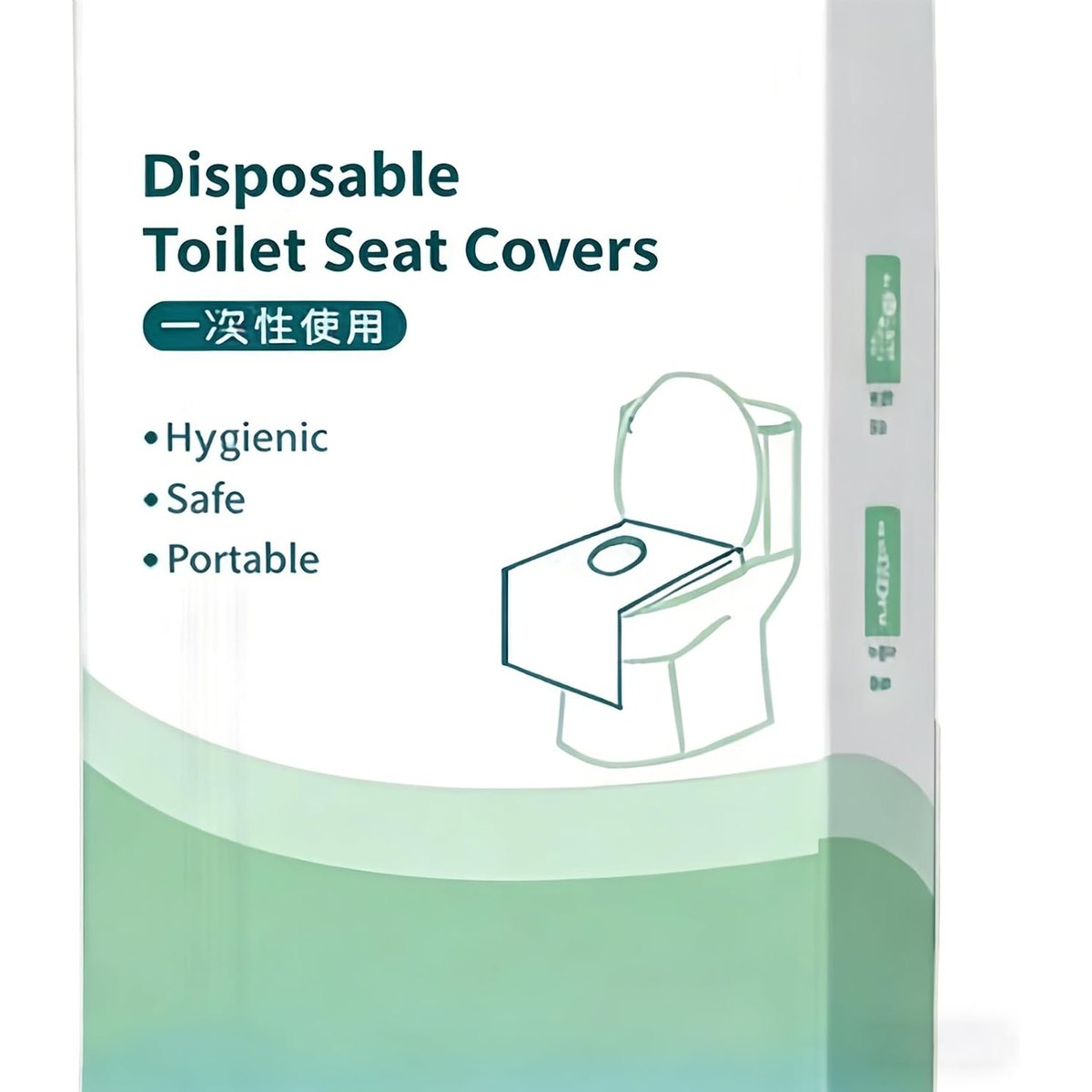 Disposable Toilet Seat Covers, Large 16 x 24 Inch, Individually Wrapped Foldable Travel Covers for Public Restrooms — image 8